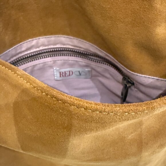 💯 Authentic RED Valentino Designer Crossbody – Tan Studded Bow Detail - Picture 8 of 15